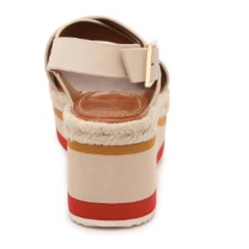 NEW ENZO ANGIOLINI WEDGE ESPADRILLE SANDAL SNAKE - Picture 2 of 8